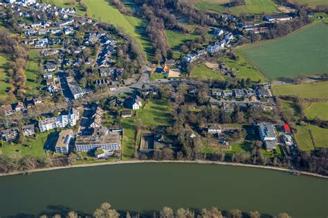 Mülheim an der Ruhr von oben Gebäude des Altersheim