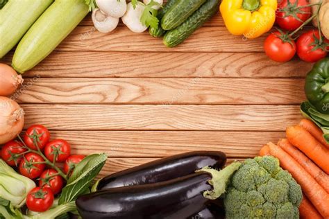 Vegetables On Wood Background Stock Photo By Primopiano 45150079