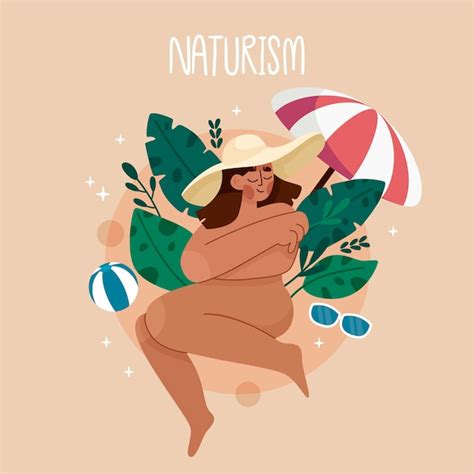 Free Vector Hand Drawn Nude Zone Concept