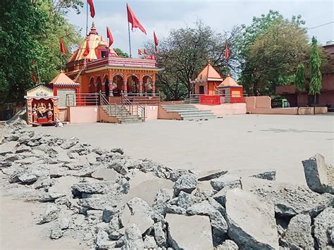 Dome Construction Work Started In Maa Rajarajeshwari Temple At A Cost Of Rs 45 Lakh मां