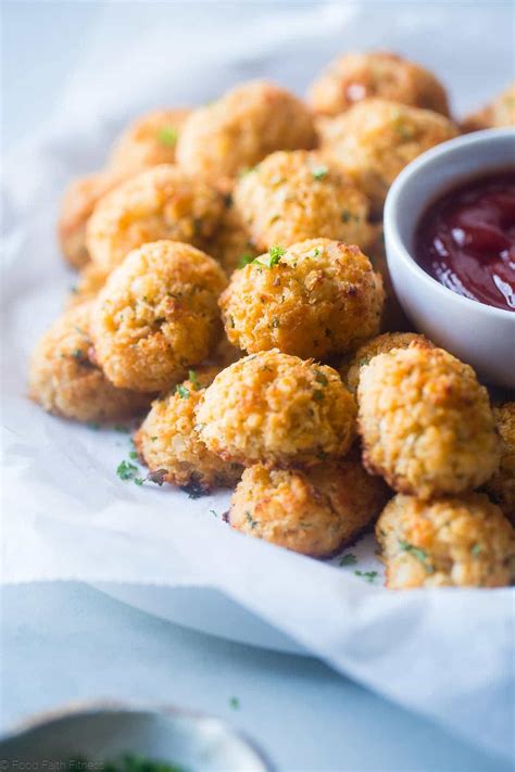 Easy Cauliflower Tater Tots Food Faith Fitness