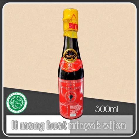 Jual Minyak Wijen Li Mang Huat 300 Ml Limanghuat Halal Shopee Indonesia