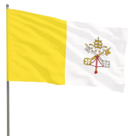 Bandeira Do Vaticano X Cm