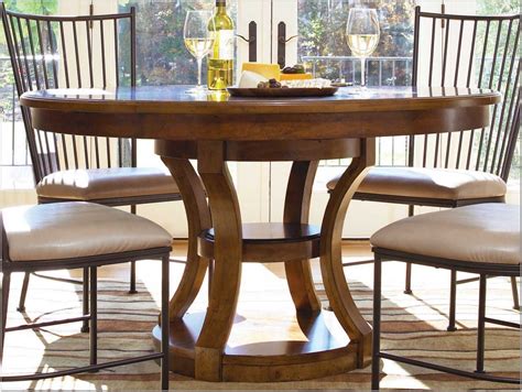 54 Inch Round Pedestal Dining Table Set