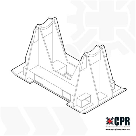 CAT 797 Hoist Stand - CPR Fabrication and Engineering