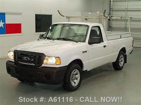 Find Used 2009 FORD RANGER REG CAB AUTO SERVICE UTILITY A C 67K TEXAS