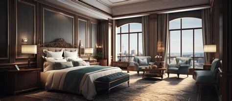 premium photo luxury suite room interior   hotel