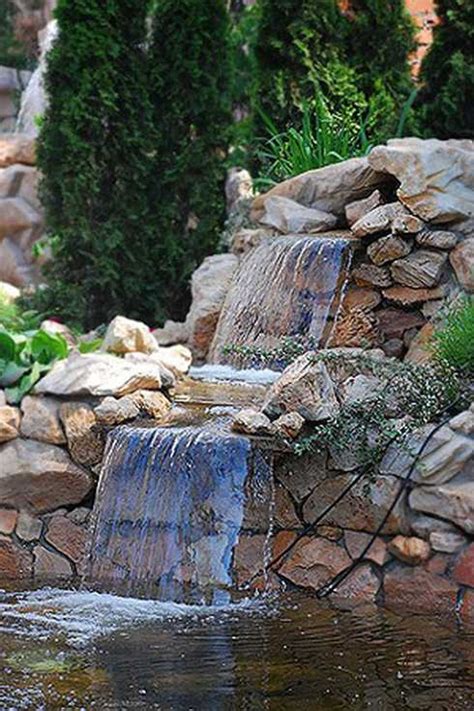 Маленький водопад на даче своими руками – Искусственный мини водопад с ...
