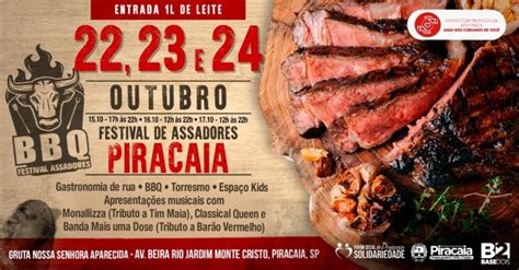 Festival de Churrasco Assadores BBQ é atração em Piracaia no fim de