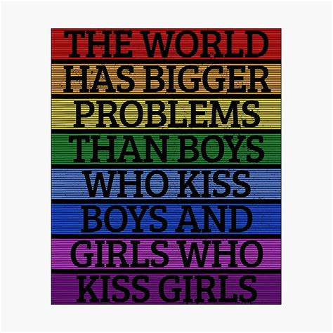 Gay Pride Month Lgbt The World Has Bigger Problems Rainbow Photographic Print For Sale By