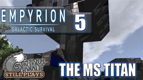 Empyrion Galactic Survival Scavanging The Ms Titan Wreckage Part