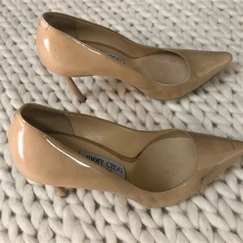 Jimmy Choo Shoes Jimmy Choo Romy Nude Pointy Toe Pumps Poshmark