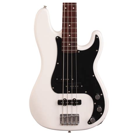 Squier Por Fender Affinity Series Precision Pj Bajo Blanco Ol Mpico