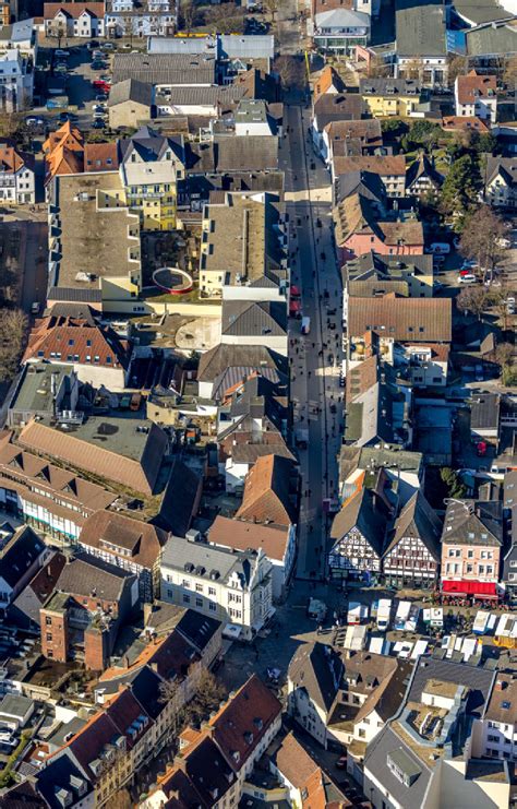 Unna Von Oben Stadtansicht Vom Innenstadtbereich Entlang Der Massener