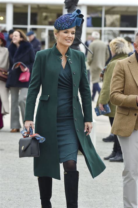 Charlotte Hawkins In A Total Green Look At Style Wednesday Cheltenham