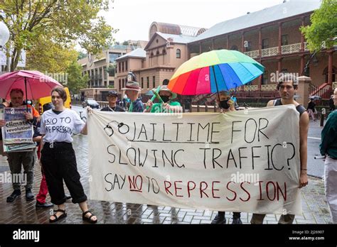 Protests Outside New South Wales Parliament After Climate Change