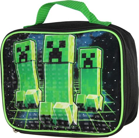 Lancheira térmica Minecraft Creeper Stalk para videogame Amazon br