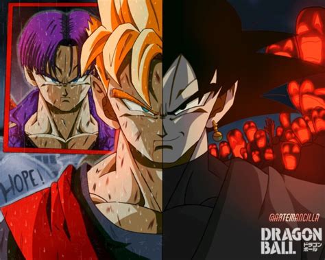 Trunks Future y Gohan Future Vs Goku Black | Personajes de dragon ball ...