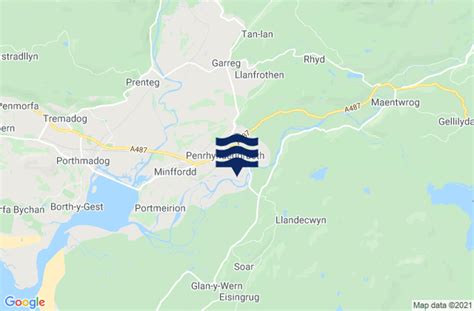 Penrhyndeudraeth Tide Times, High & Low Tide Table, Fishing Times | GB