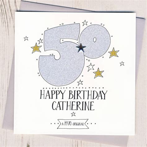 Personalised Sparkly Th Birthday Card By Eggbert Daisy Th