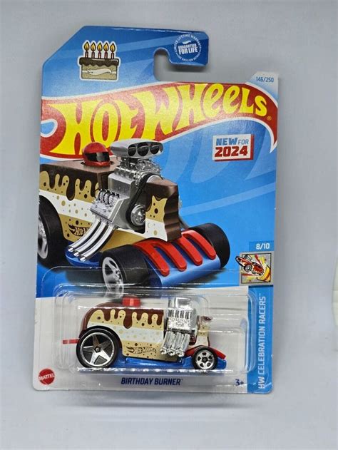 HOT WHEELS J CASE BIRTHDAY BURNER HW CELEBRATION RACERS EBay