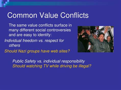 Ppt What Are The Value Conflicts And Assumptions Powerpoint