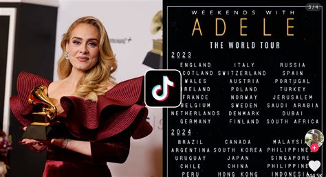 Adele Tour Dates 2024 - Mag Kylynn