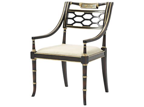 Theodore Alexander Mahogany Cane Accent Chair Tal41021381ajk