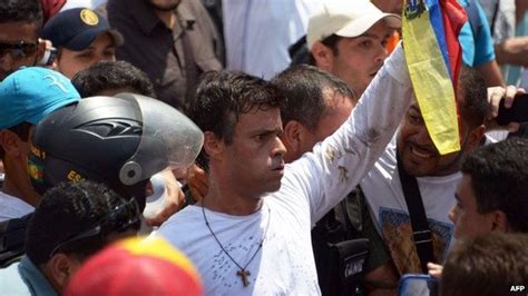 Venezuelan Opposition Leader Leopoldo Lopez Denied Bail Bbc News