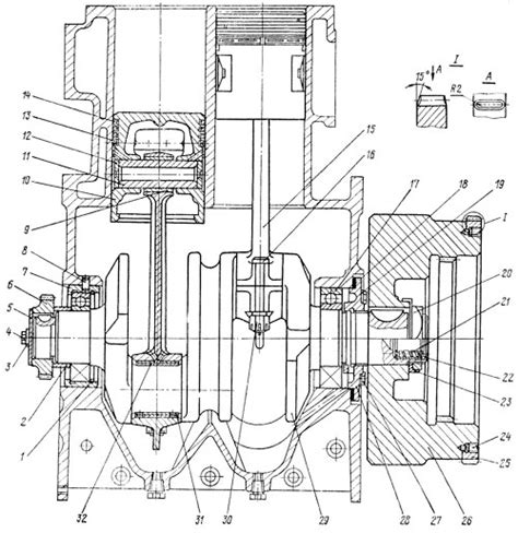 Поршень и шатун на П-23У ЧТЗ в Челябинске