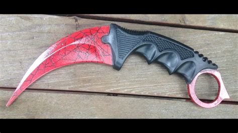 3d Printed Knife Karambit Knife From Cs Go Youtube