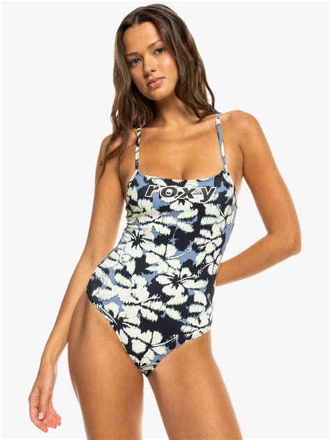 Roxy Active Basic One Piece Swimsuit For Women Roxy