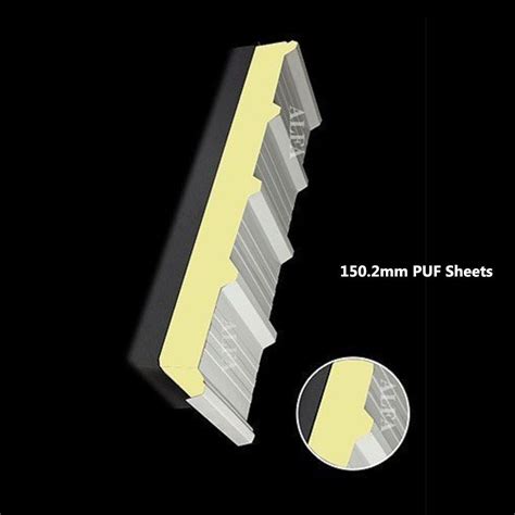 ALFA Coated 60mm Metal Prefabricated PUF Panels For Industrial At Rs