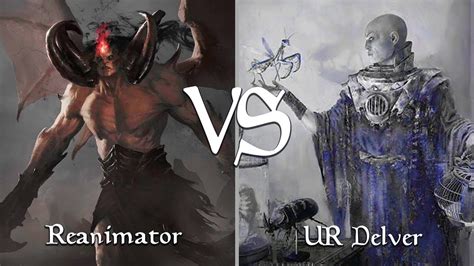 MtG Legacy Reanimator VS UR Delver YouTube