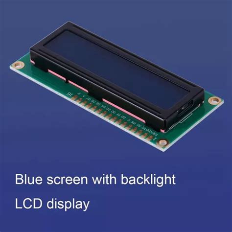 Pantalla Azul Del Módulo De La Pantalla Lcd 1602 Con Luz Neg Cuotas