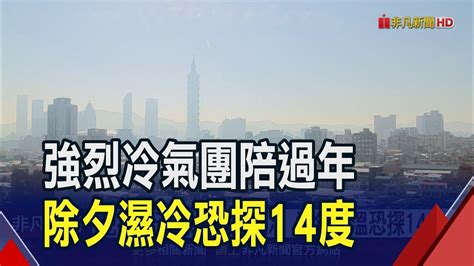 春節迎強烈冷氣團先濕冷轉乾冷低溫恐探14度 高山除夕後有望迎雪｜非凡財經新聞｜20240201 Youtube