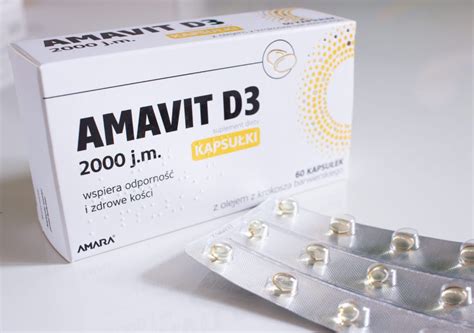 Amavit D3 – projekty opakowań suplementu diety - Kółko i krzyżyk