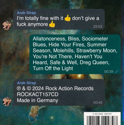 Arab Strap I M Totally Fine With It Don T Give A Fuck Anymore CD Jpc De