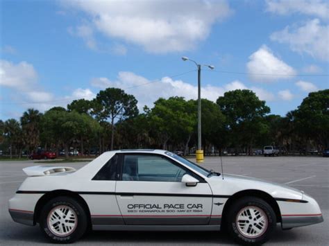 1984 PONTIAC FIERO INDY PACE CAR 16000 ACTUAL ORIGINAL MILES MINT