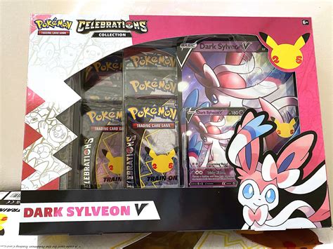 Pokémon TCG Celebrations Early Opening Dark Sylveon V Box