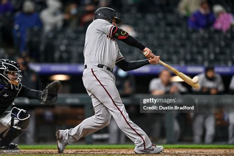 Stephen Vogt of the Arizona Diamondbacks hits a two-run home run ...