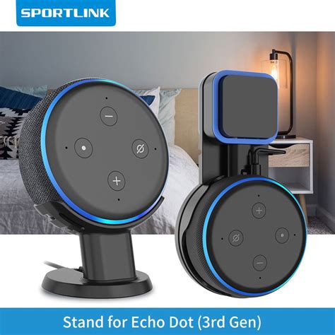 Sportlink Wall Mount For Amazon Echo Dot Rd Gen Table Stand For Alexa