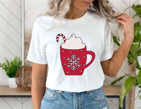 Hot Chocolate Svg Png Winter Drink Png Hot Cocoa Clipart Cut File Design For Shirt Card