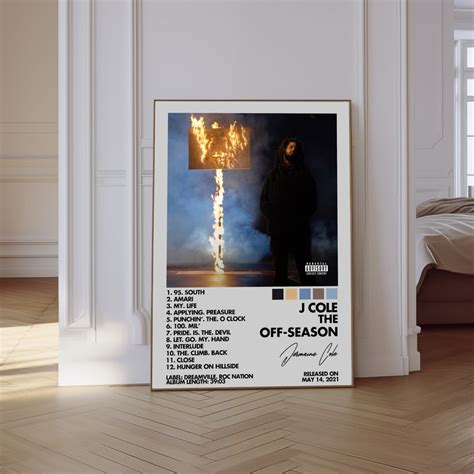 J Cole Album Poster Etsy