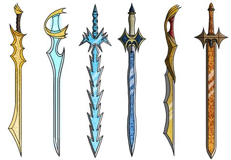 Fantasy Sword Concepts 07 By Silvervoidart On Deviantart