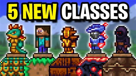 I Added 5 NEW CLASSES To Terraria YouTube