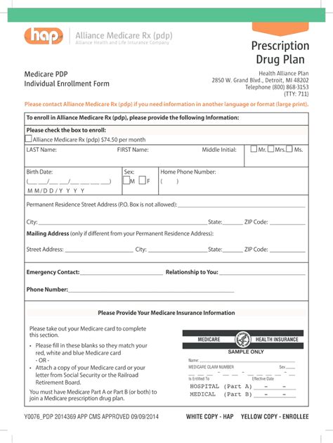 Fillable Online Medicare Pdp Fax Email Print Pdffiller