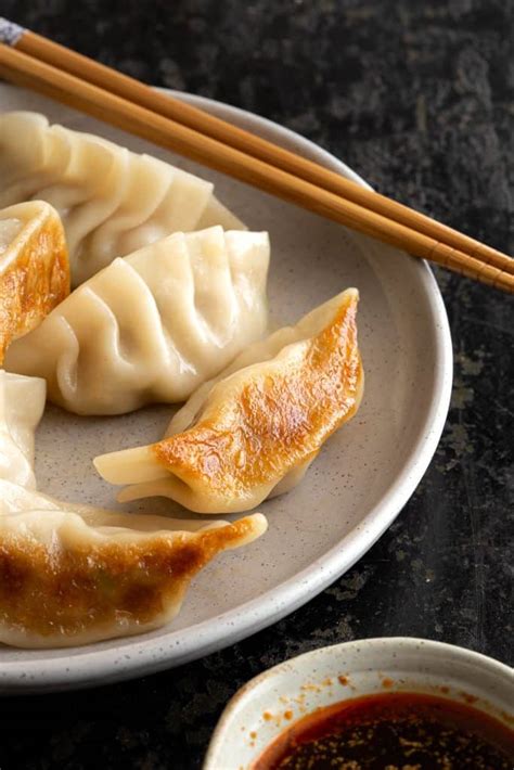 Pork Gyoza Japanese Dumplings Recipe Wandercooks