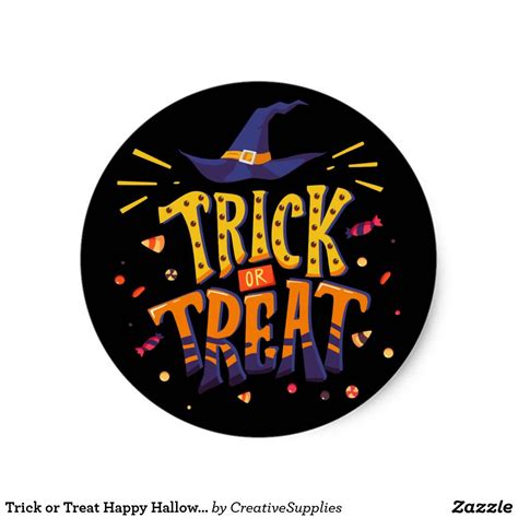 Halloween Stickers - 10,000 Results | Zazzle | Halloween applique ...