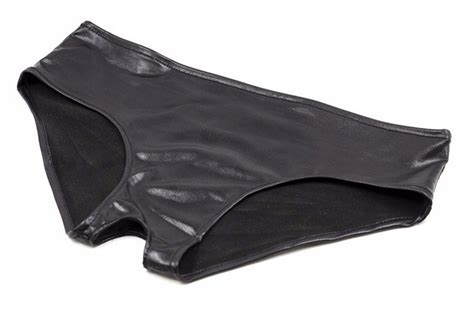 Vinylowe Damskie Sex Majtki Otwarte W Kroku Bdsm